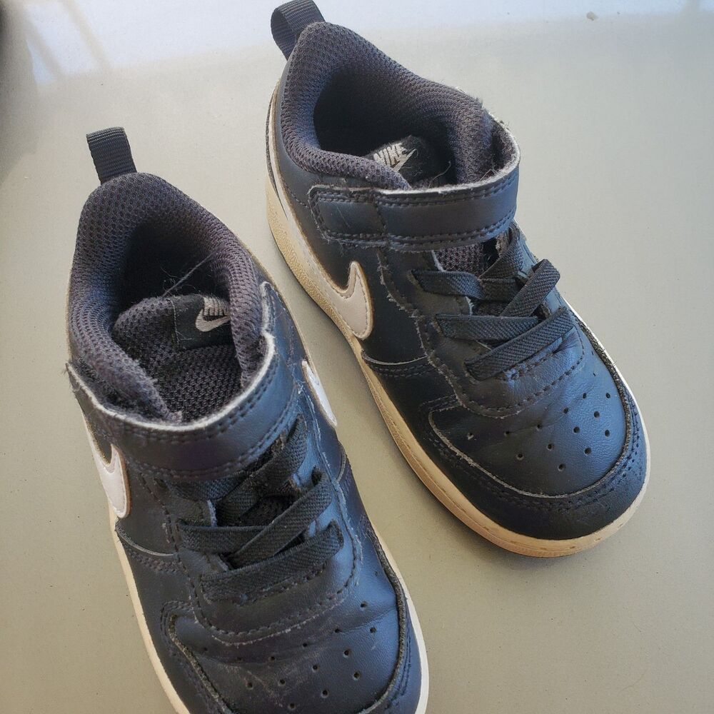 Nike Kids/Toddler Court Borough Low 2 in Black/White Size 8C